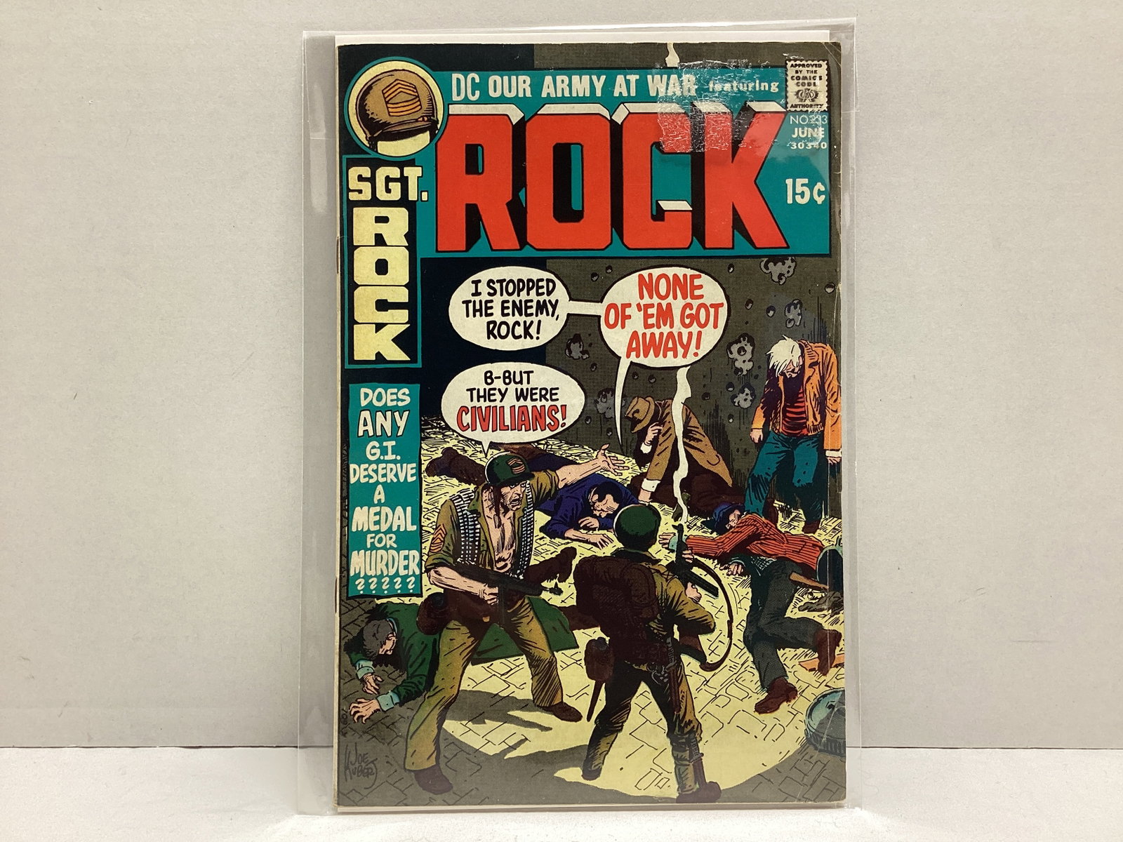 Sgt. Rock 233 DC Comic Book: 1971, Please Preview and see all photos for condition