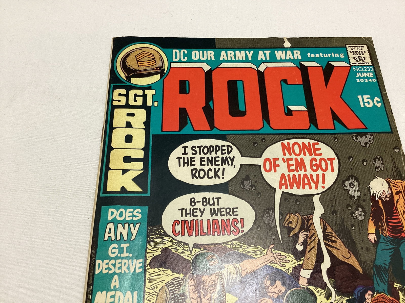 Sgt. Rock 233 DC Comic Book - 2