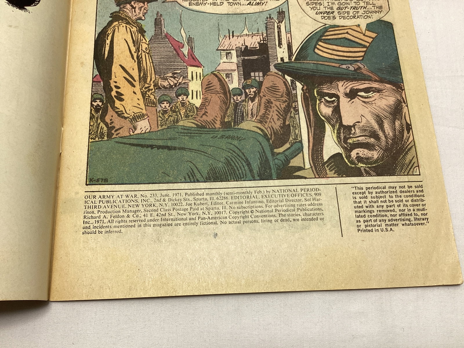 Sgt. Rock 233 DC Comic Book - 7