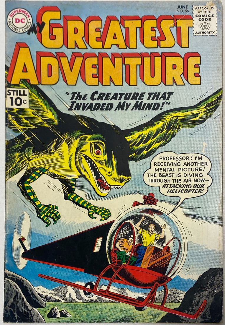 My Greatest Adventure 56 DC Comic Book: 1961, Please Preview and see all photos for condition