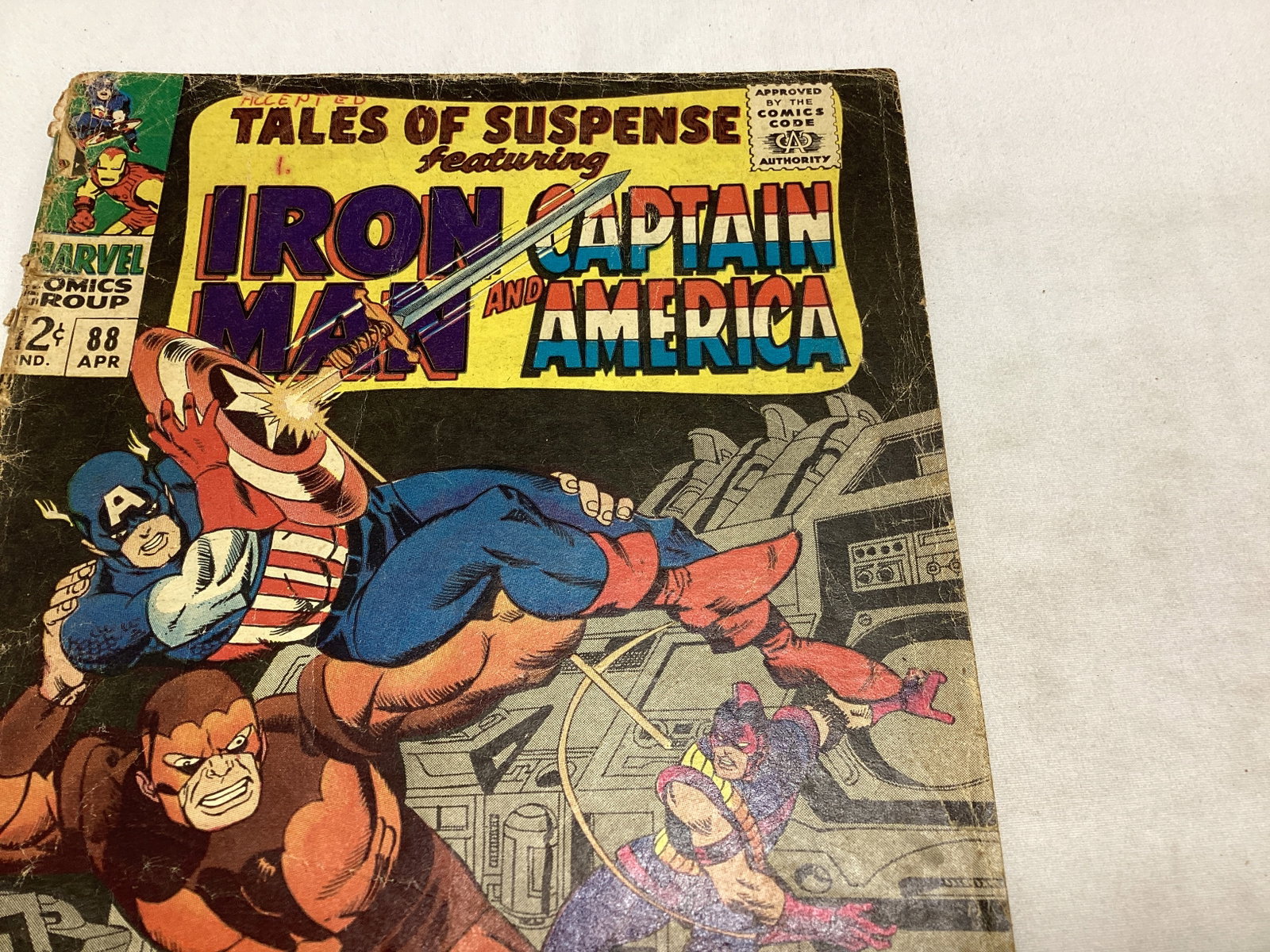 Tales of Suspense 88 Marvel Comic Book - 3