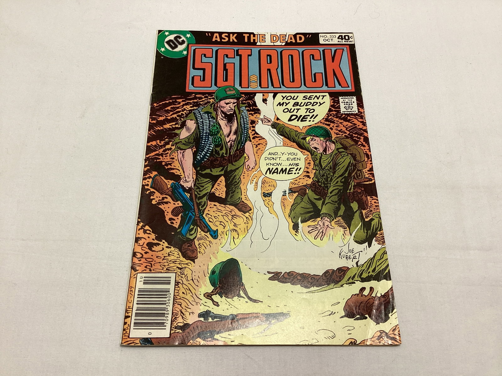 Sgt. Rock 333 DC Comic Book: 1979, Please Preview and see all photos for condition