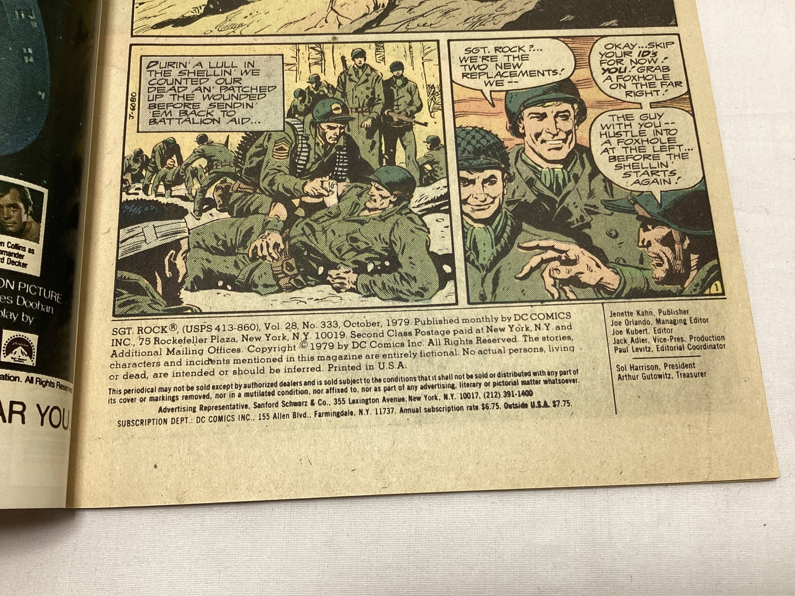 Sgt. Rock 333 DC Comic Book - 5