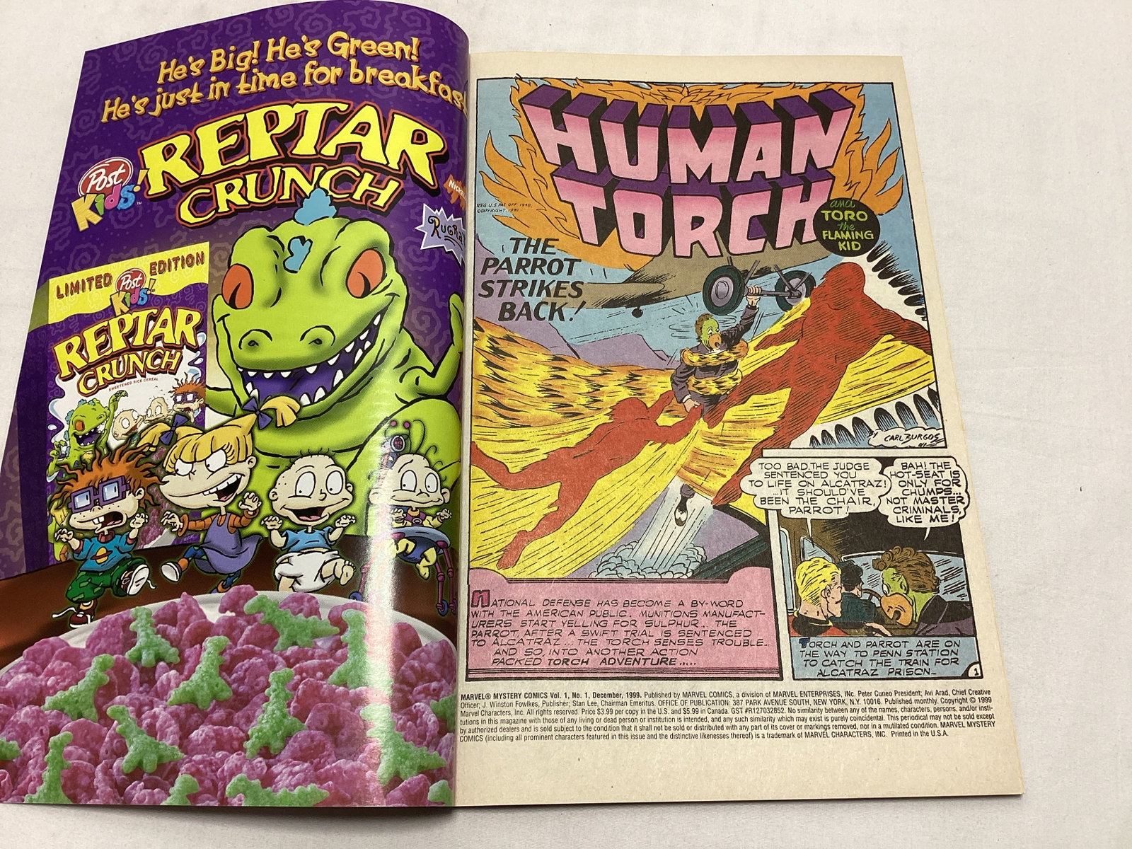 Marvel Mystery Comics 1 Comic Book - 6