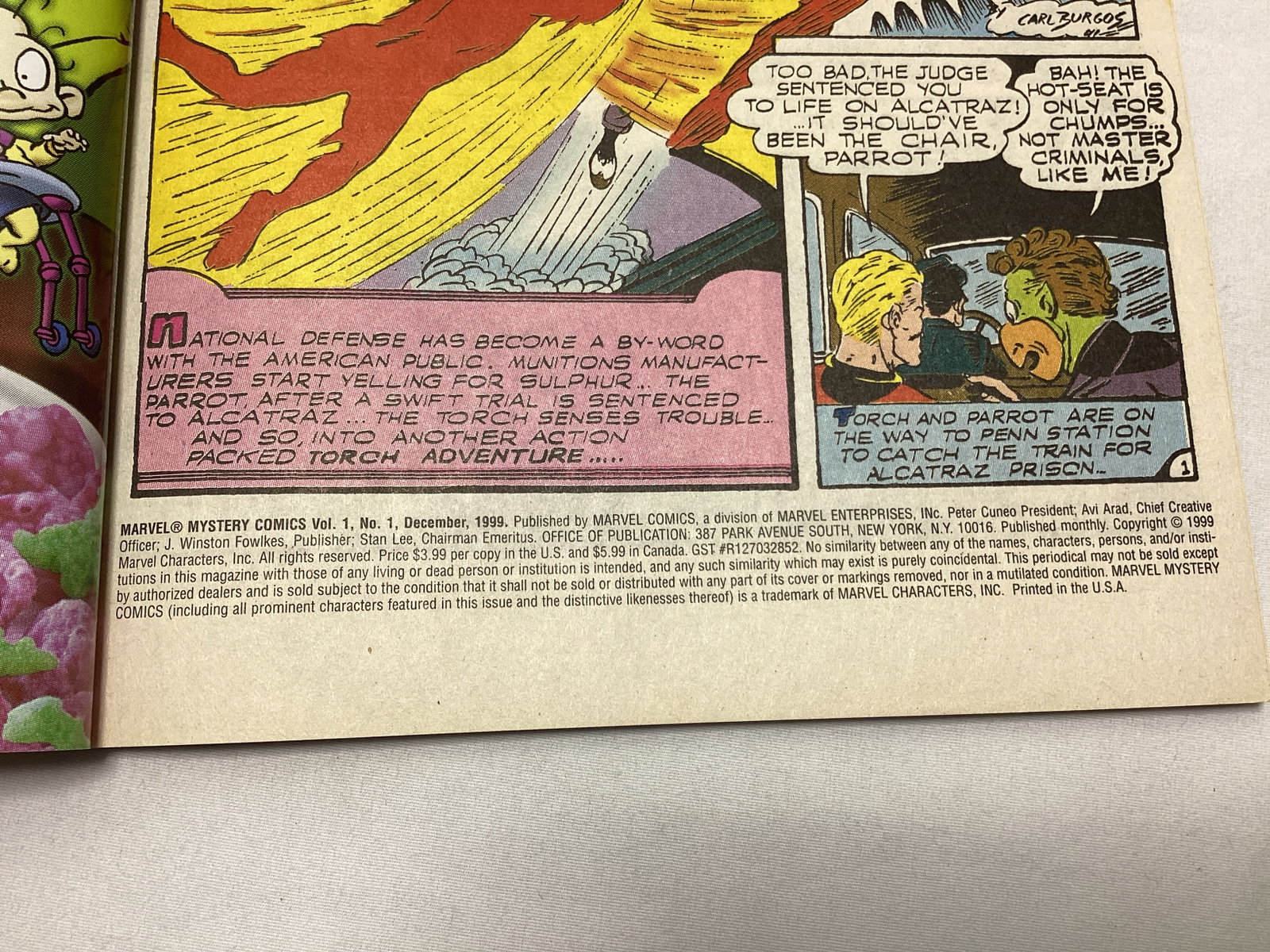 Marvel Mystery Comics 1 Comic Book - 7