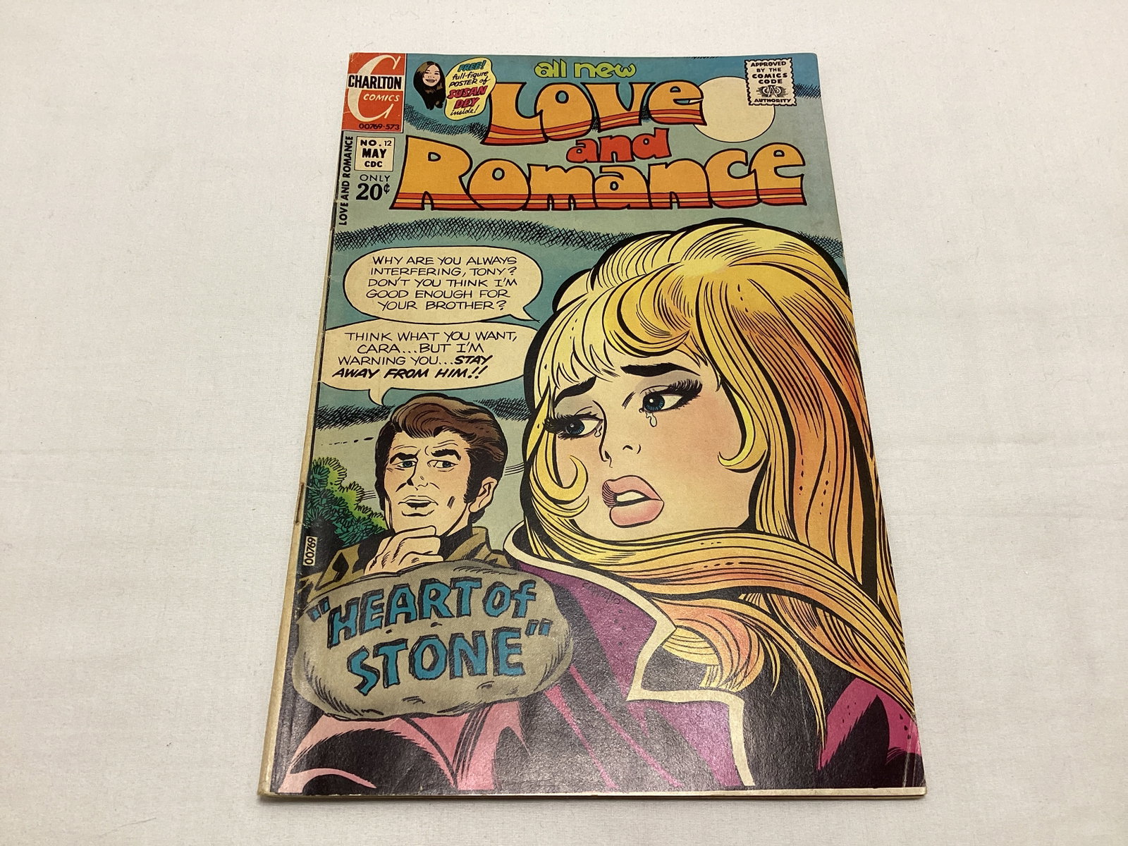 Love and Romance 12 Charlton Comic Book: 1973, Please Preview and see all photos for condition