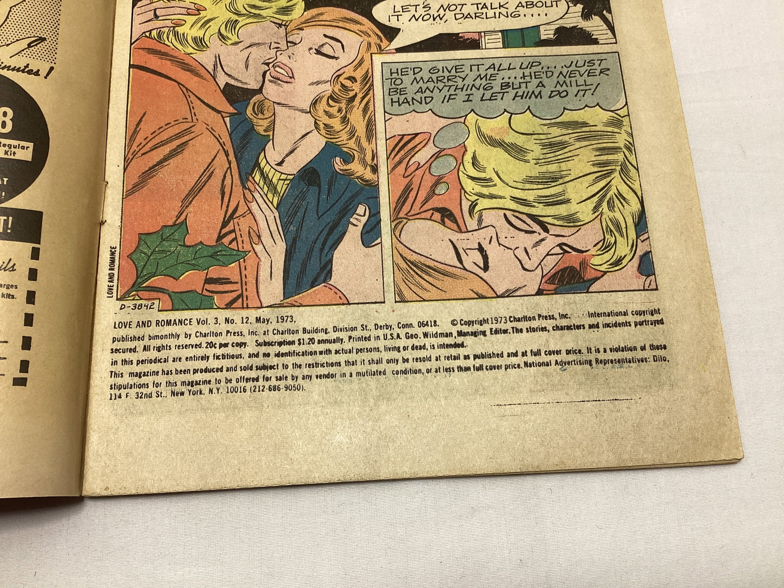 Love and Romance 12 Charlton Comic Book - 7