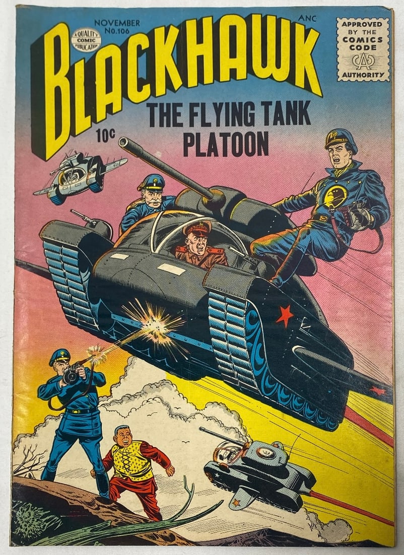 Blackhawk 106 Quality Comic Book: 1956, Please Preview and see all photos for condition