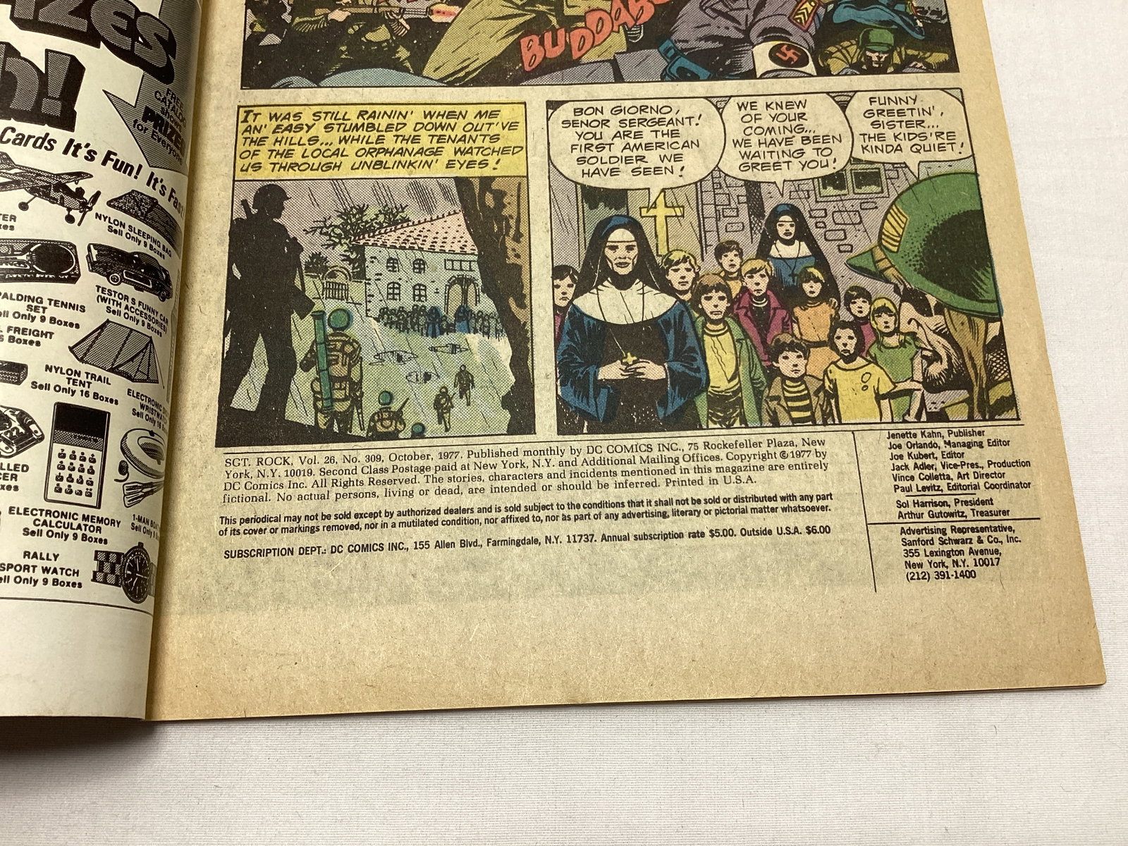 Sgt. Rock 309 DC Comic Book - 7