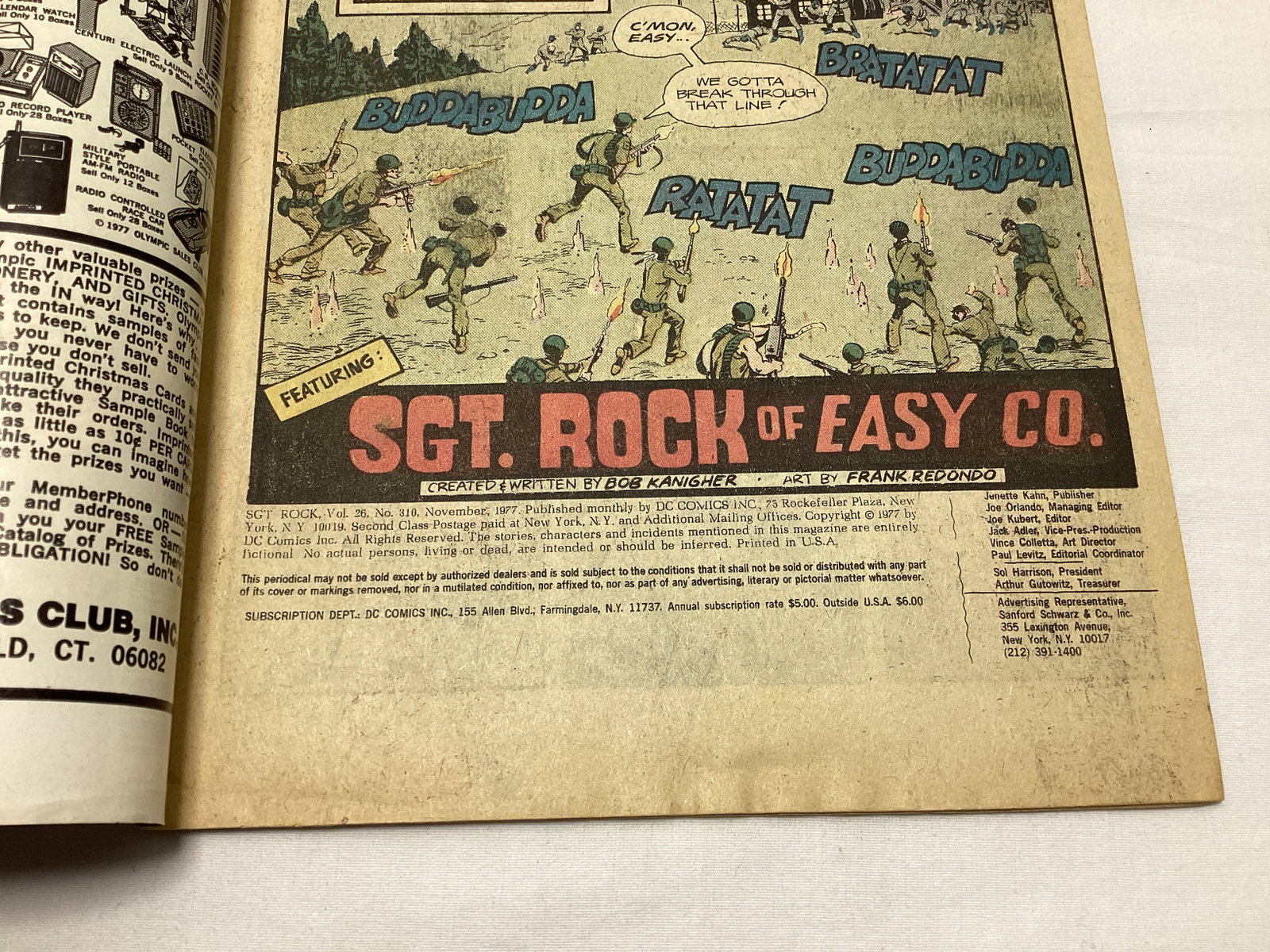 Sgt. Rock 310 DC Comic Book - 7