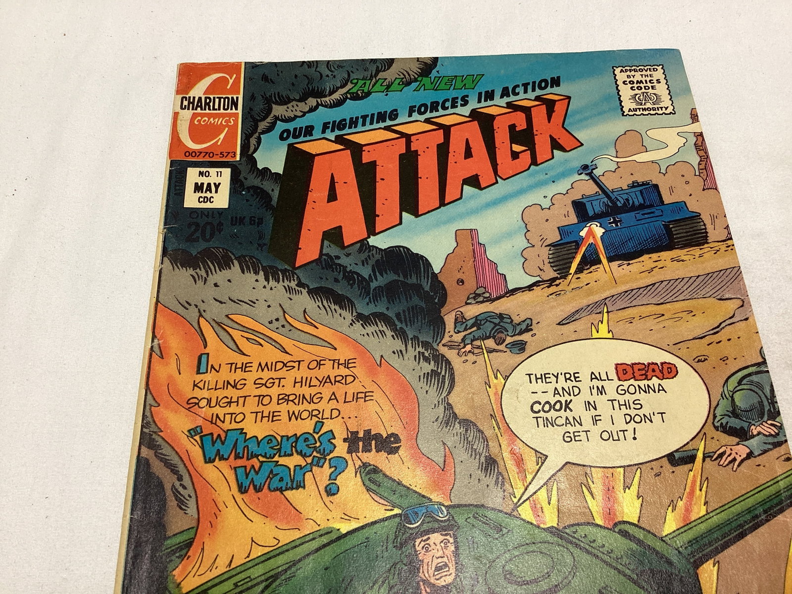 Attack 11 Charlton Comic Book - 2