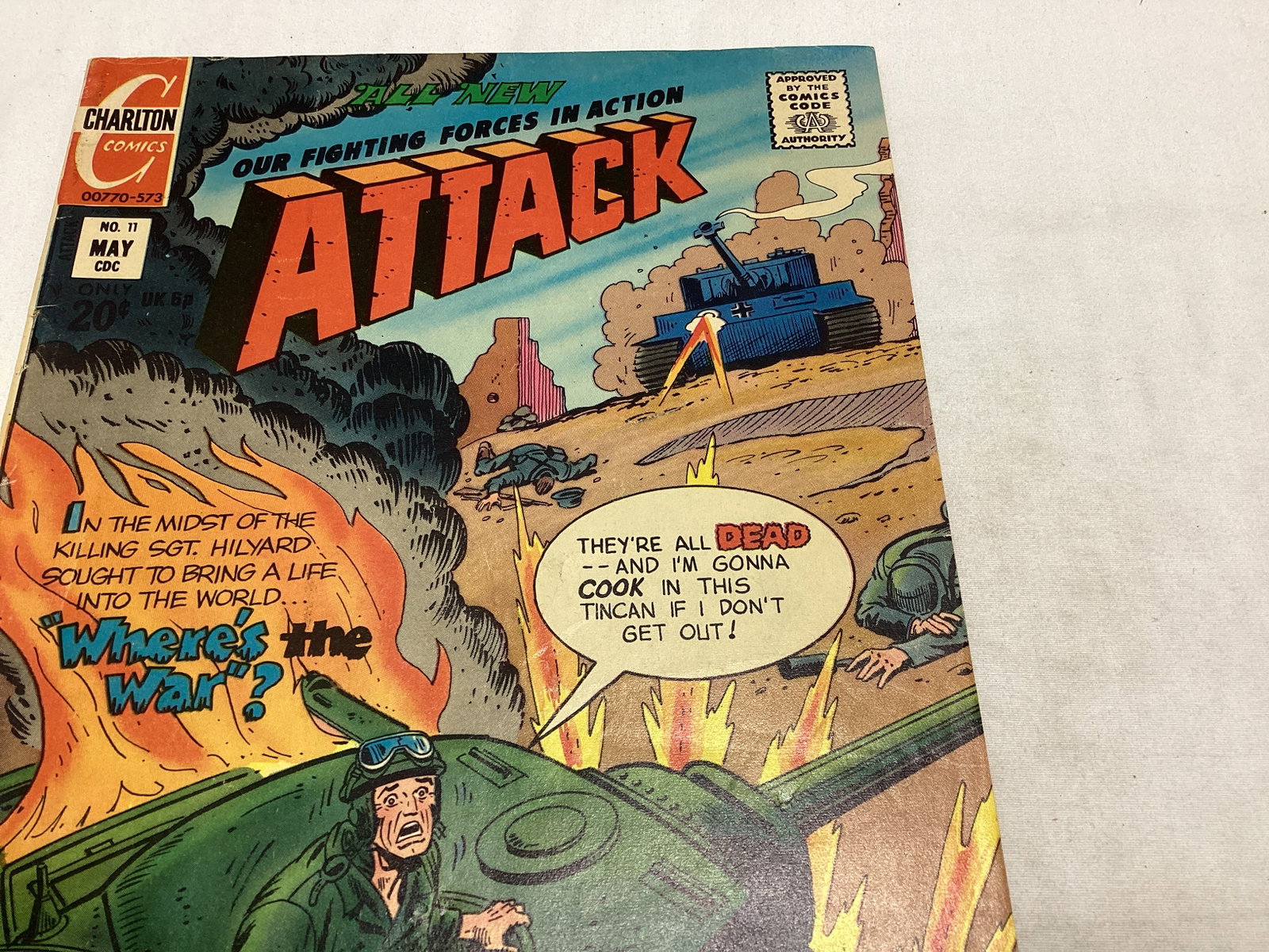 Attack 11 Charlton Comic Book - 3
