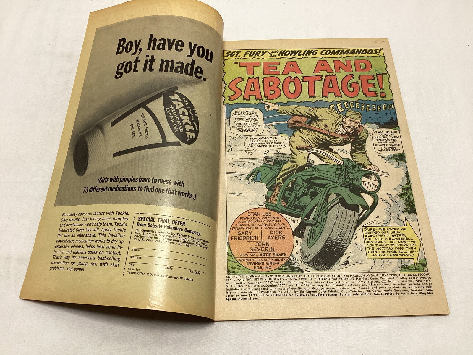 Sgt. Fury and His Howling Commandos 47 Marvel Comic Book - 6