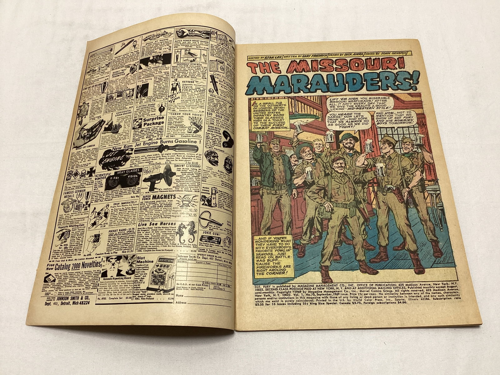 Sgt. Fury and His Howling Commandos 70 Marvel Comic Book - 6