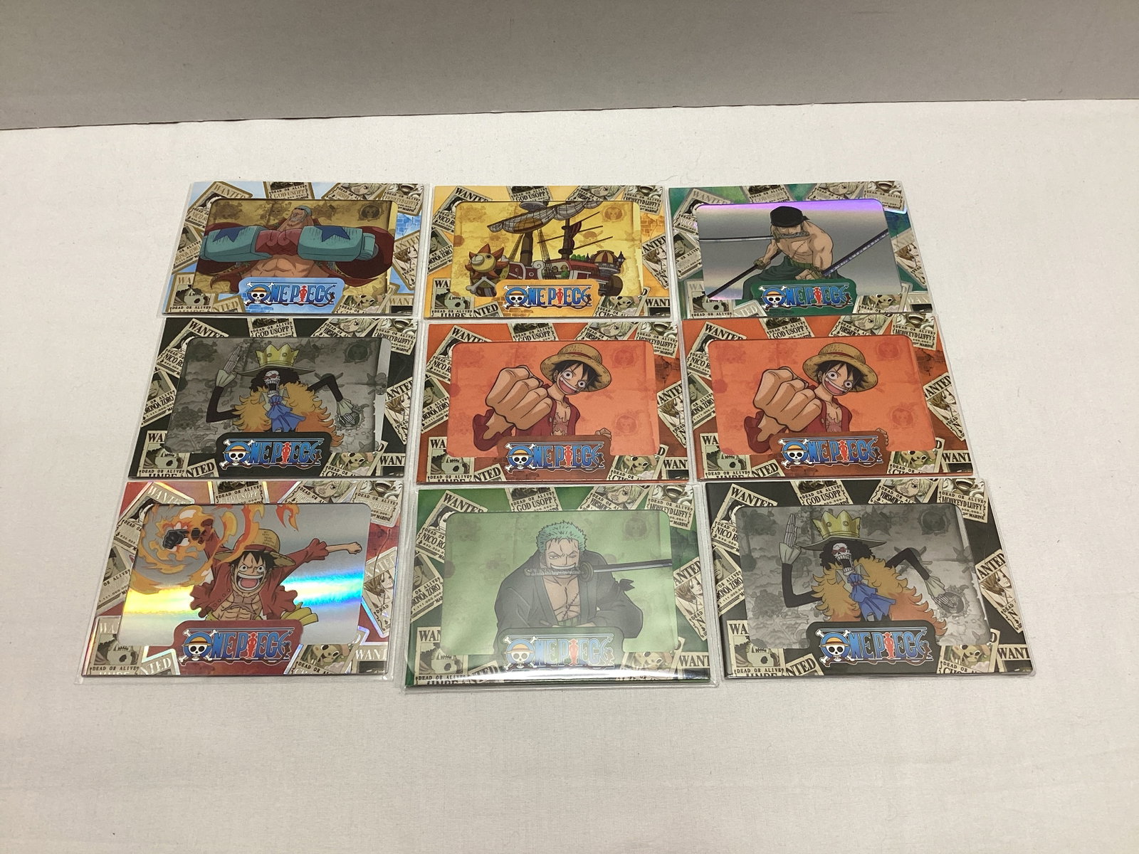 Nine One Piece Cybercel Anime Trading Cards