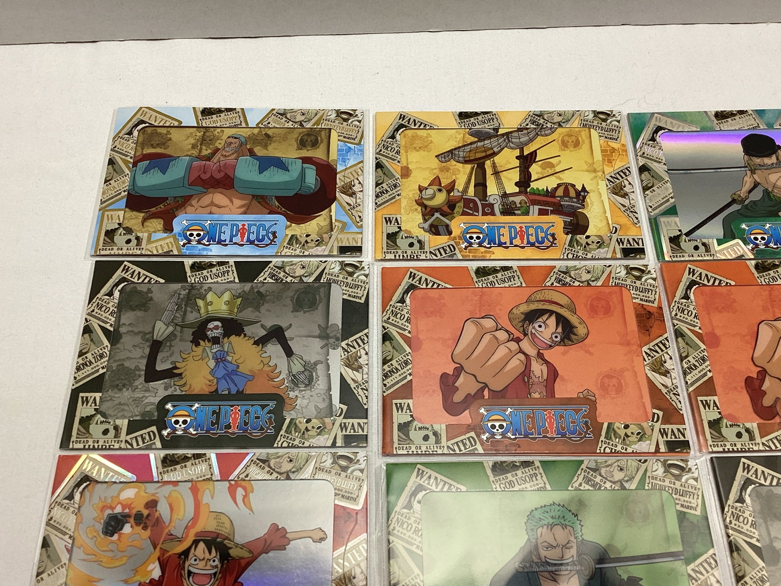 Nine One Piece Cybercel Anime Trading Cards - 2