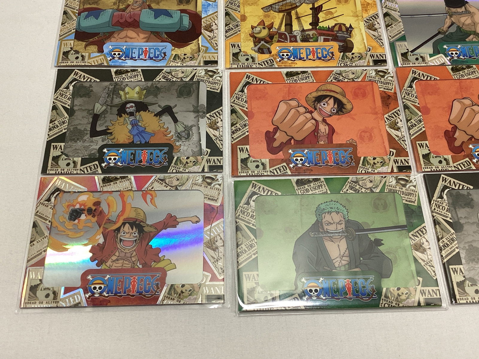 Nine One Piece Cybercel Anime Trading Cards - 3