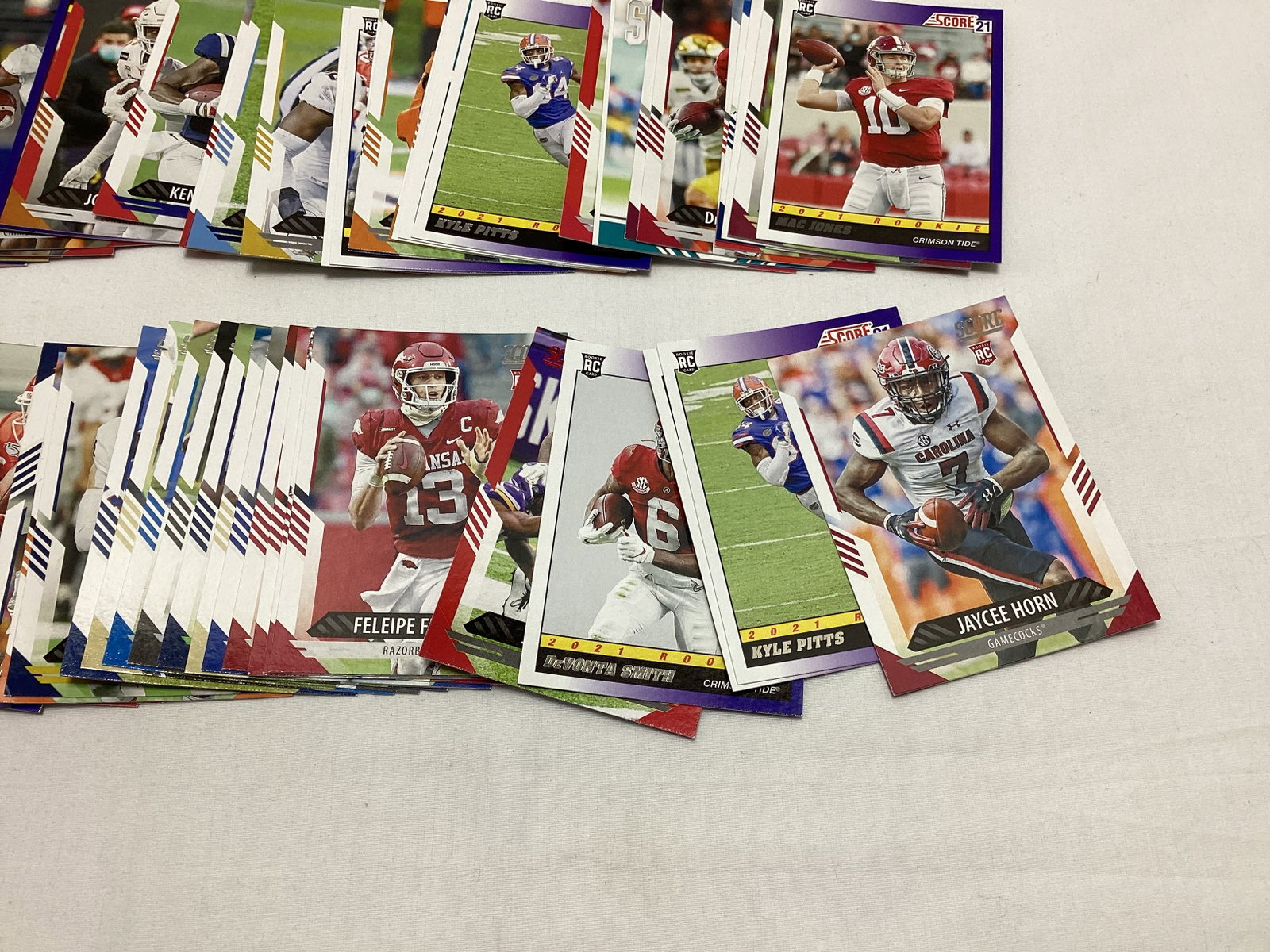 Score NCAA College Football Trading Cards - 2