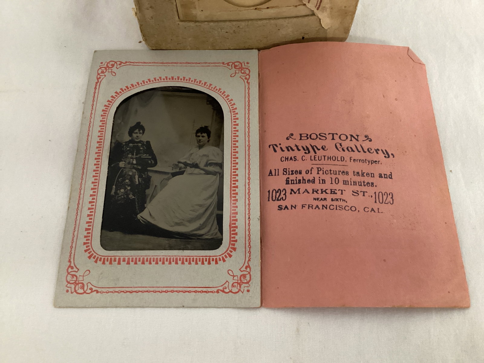 Antique Photo Album with Photos and Tintypes - 2