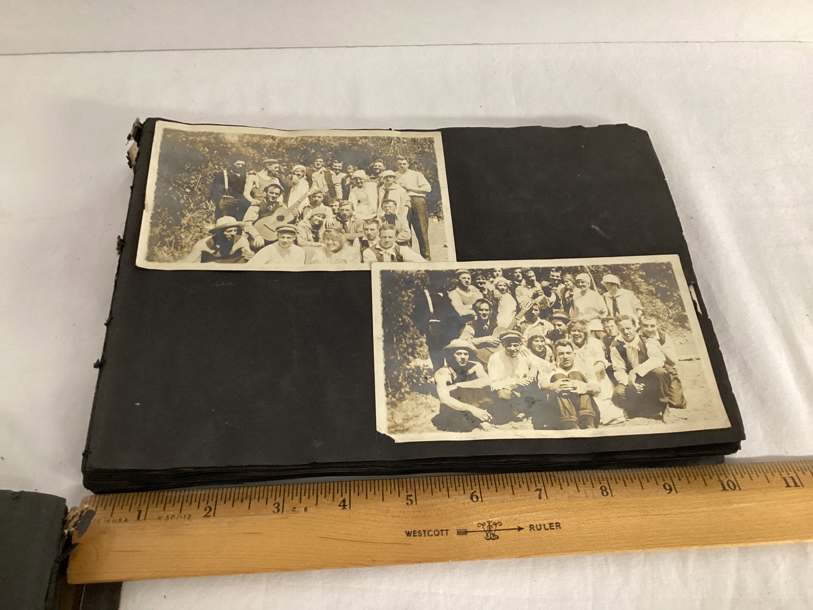 Two Antique Photo Albums with c. 1917 photos - 10