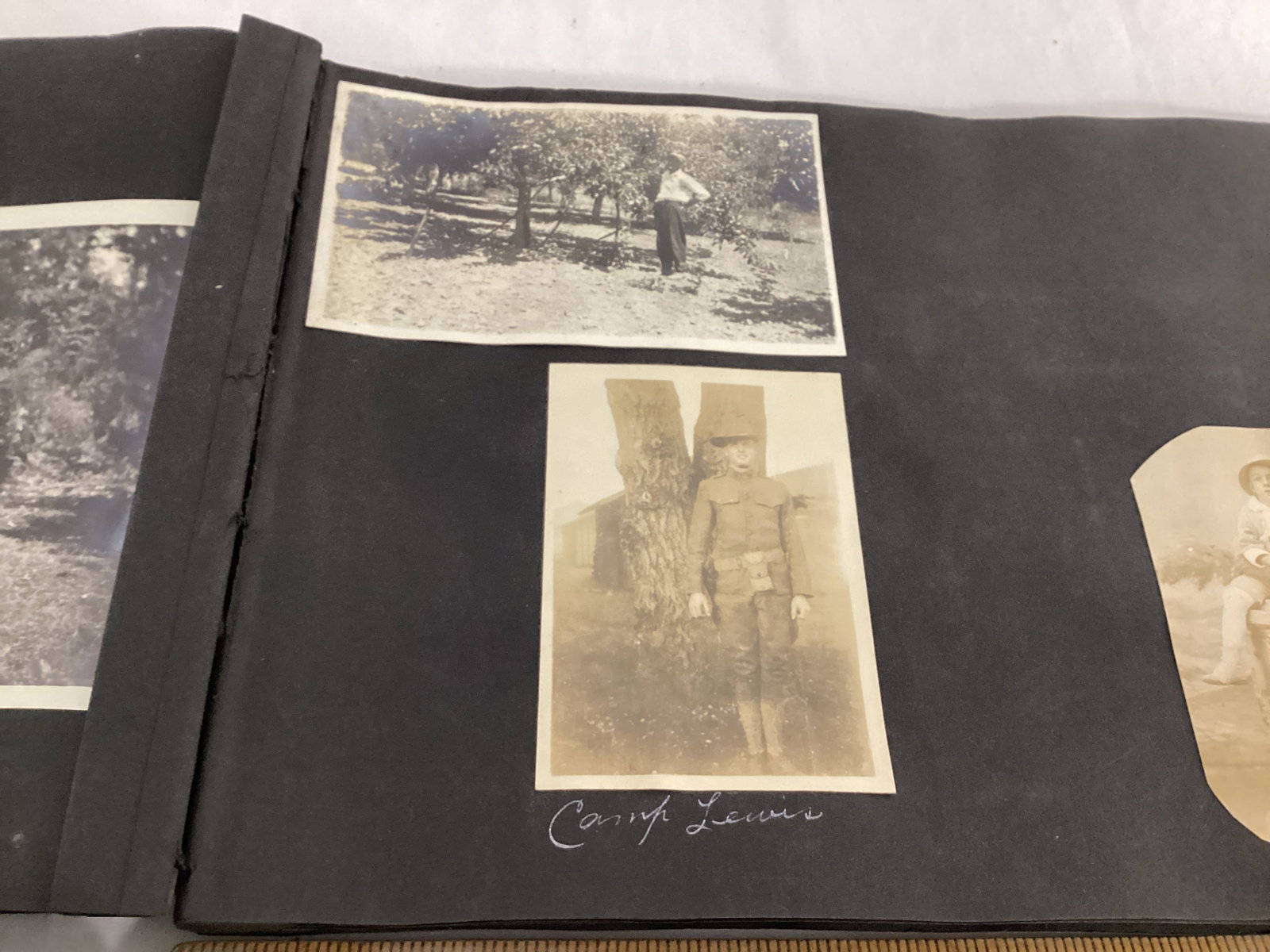 Two Antique Photo Albums with c. 1917 photos - 14
