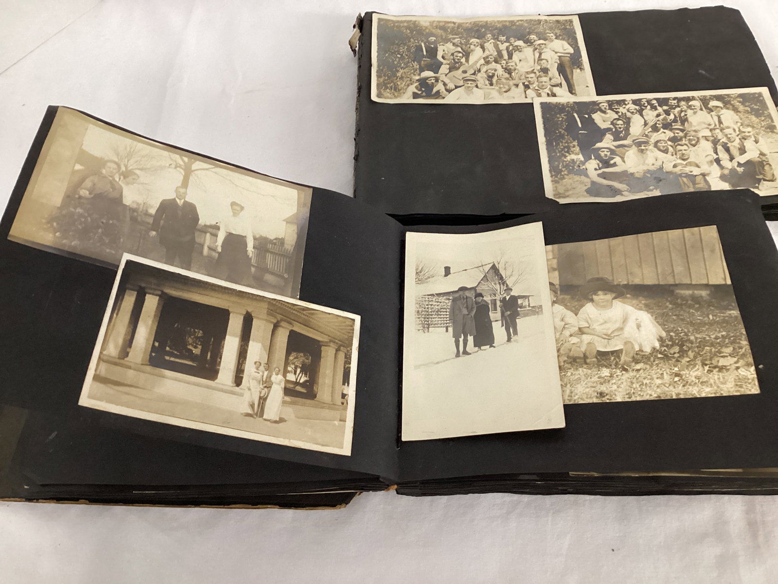 Two Antique Photo Albums with c. 1917 photos - 6