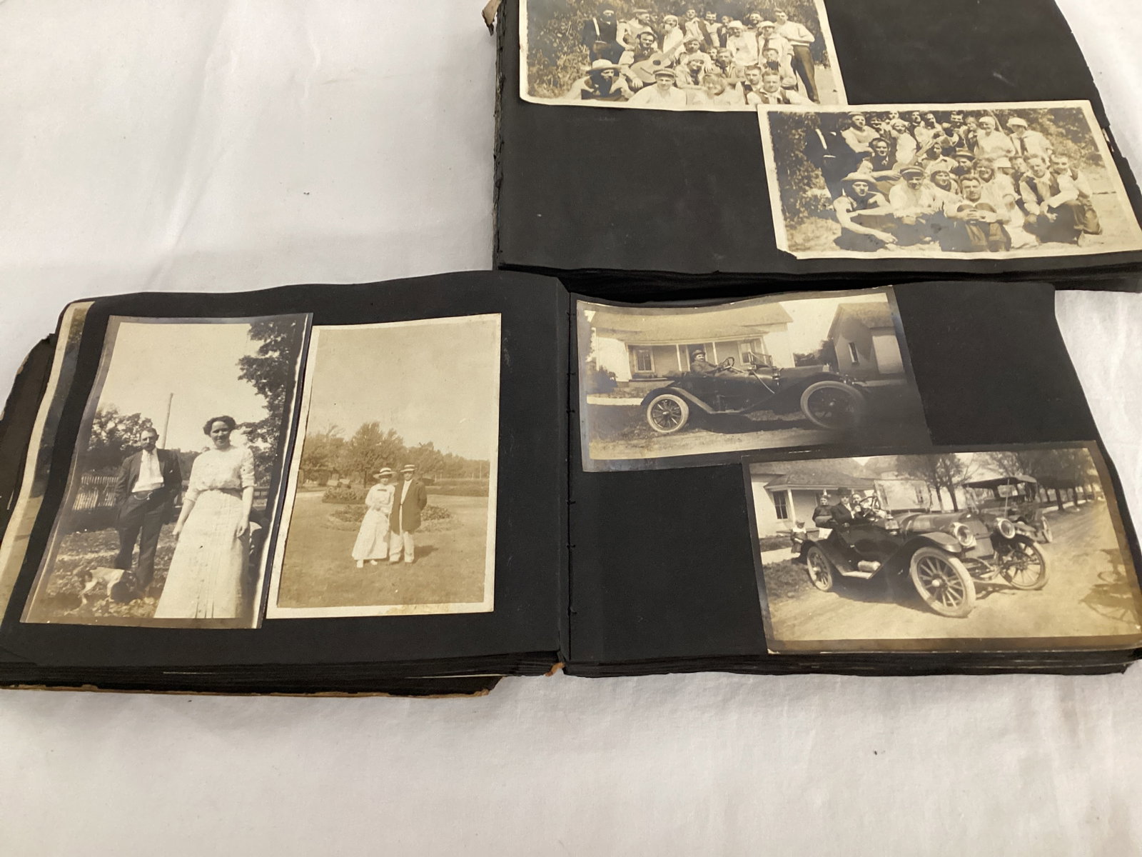 Two Antique Photo Albums with c. 1917 photos - 7