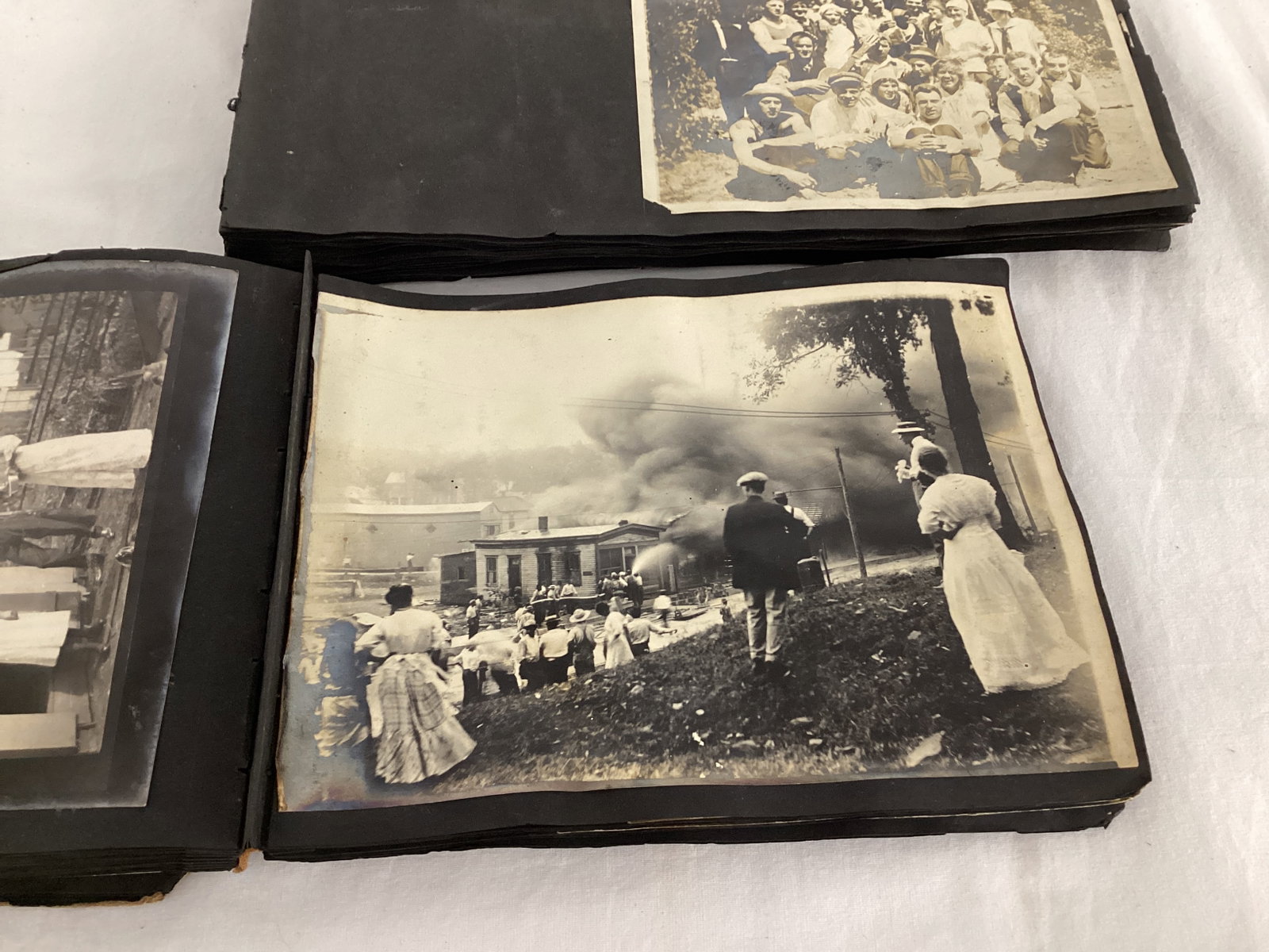 Two Antique Photo Albums with c. 1917 photos - 8