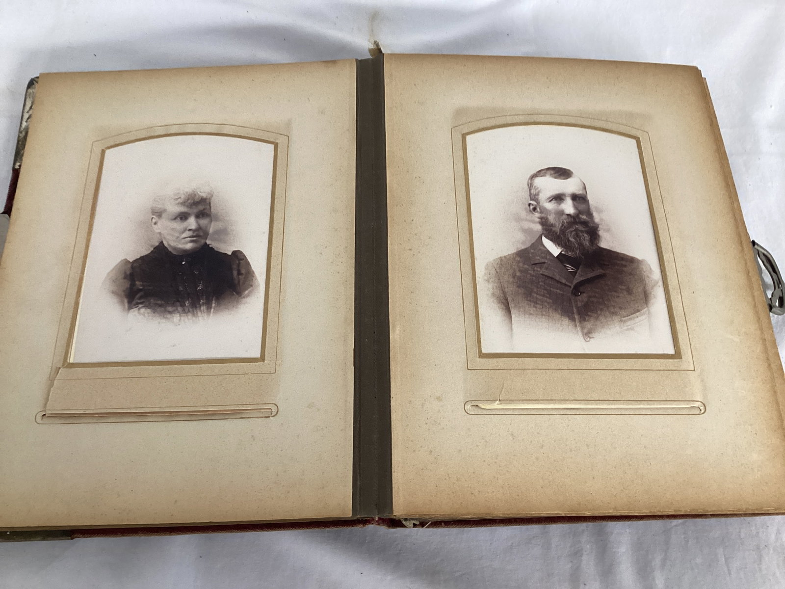 Antique Photo Album with Portraits - 5