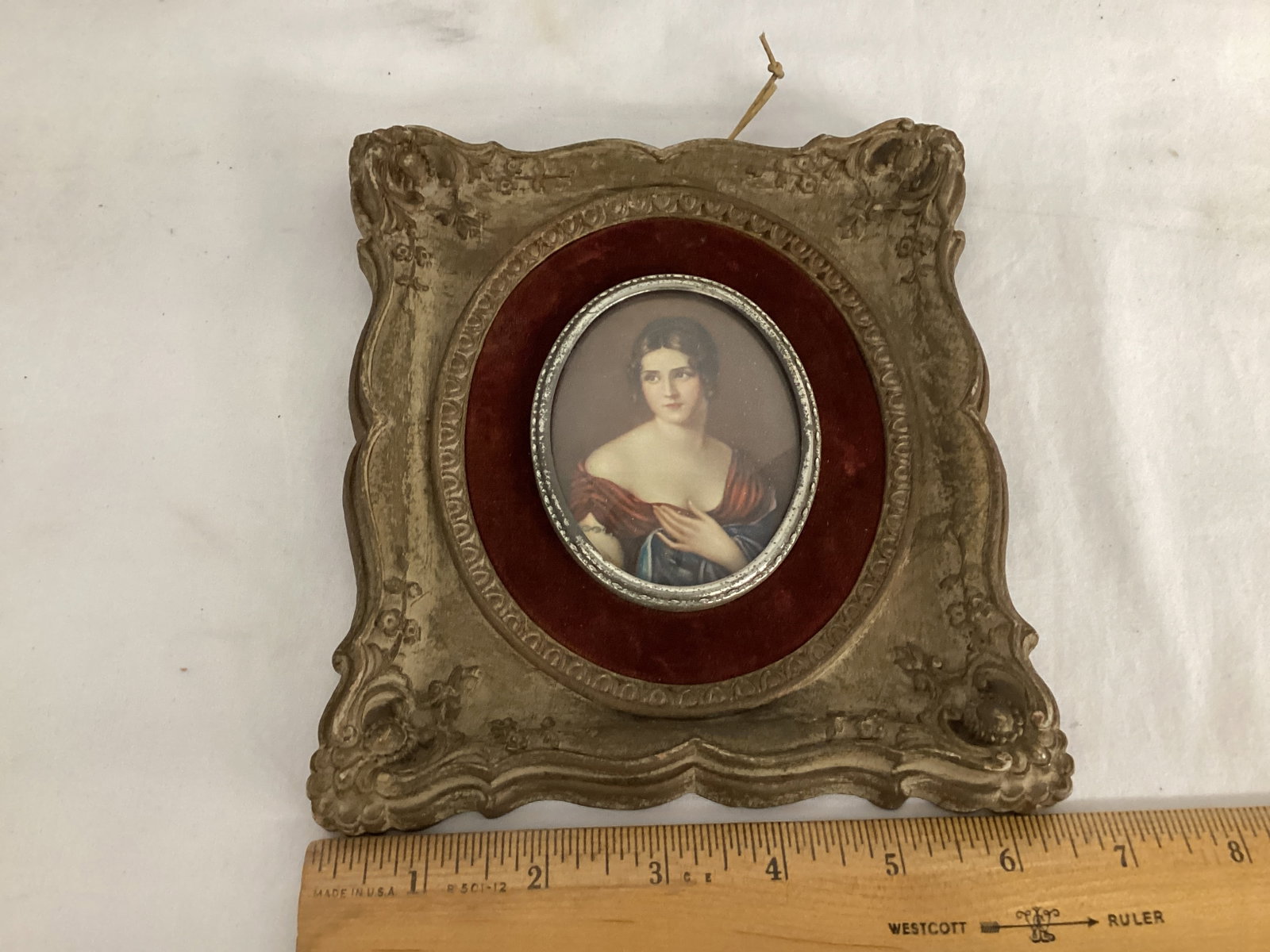 Two Framed Portrait Prints Under Bubble Glass - 5