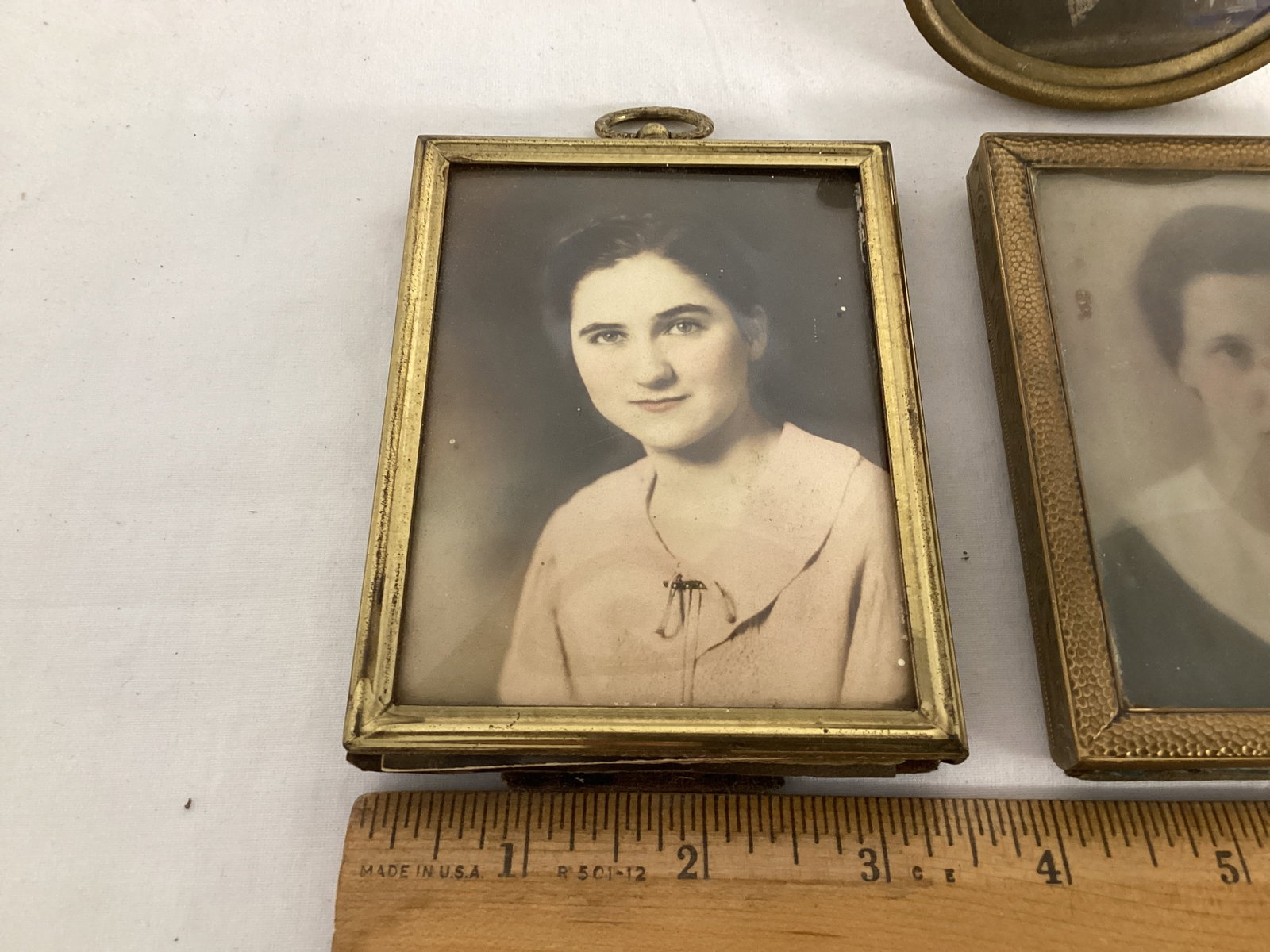 Photos in Small Frames with Bubble Glass - 2