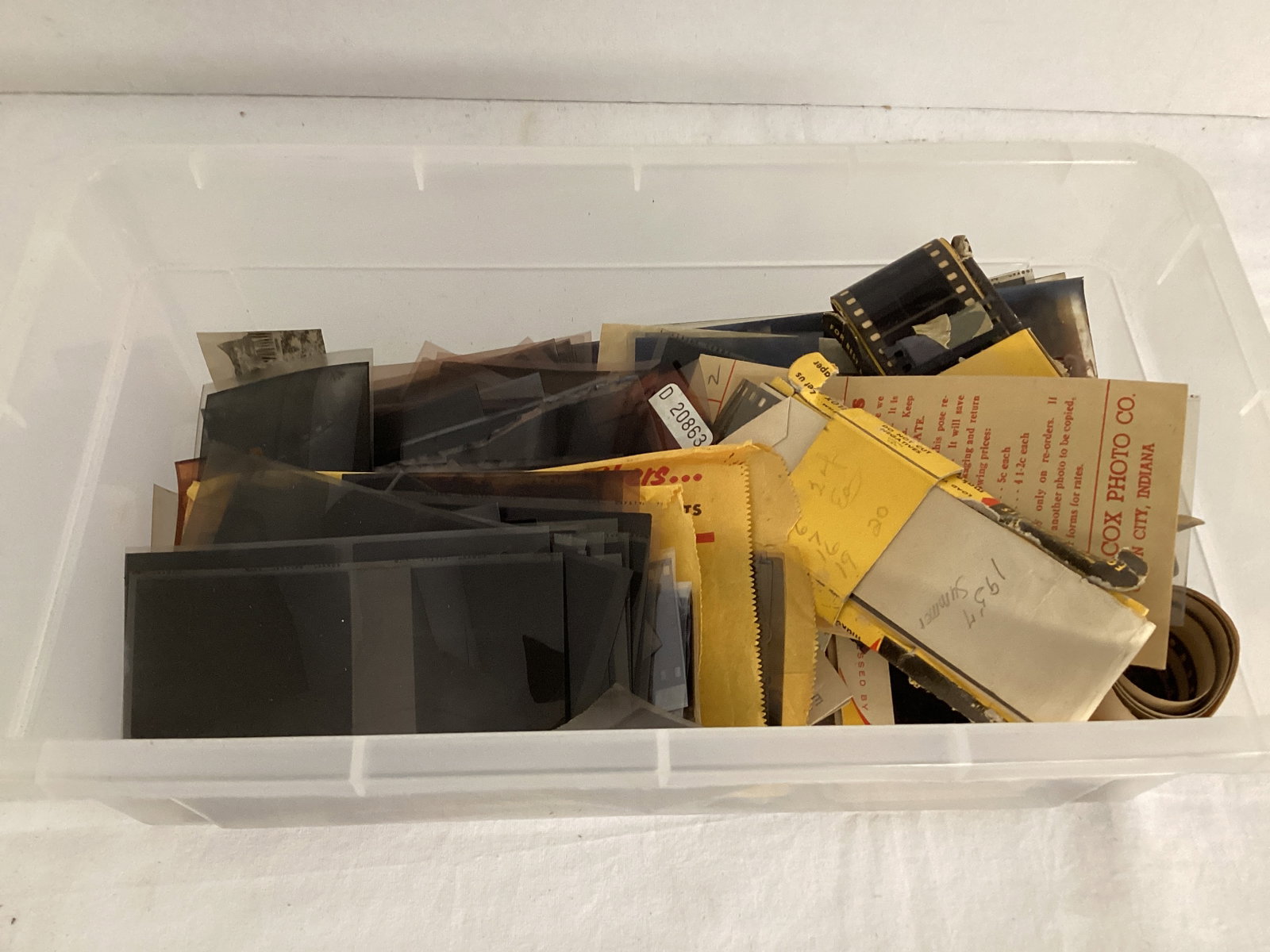 Photo Negatives and Slides: .