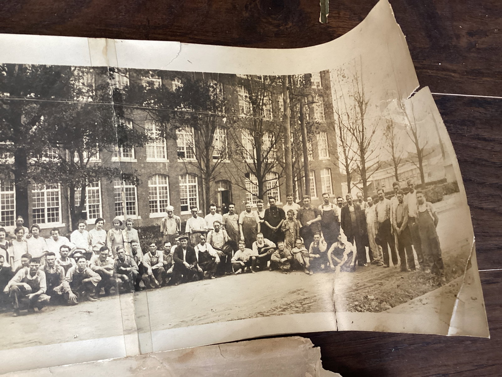 Four Yard Long Panoramic Photos - 1918 Navy, Camp Mills Army, Factory, and 1931 Electrical School - 4