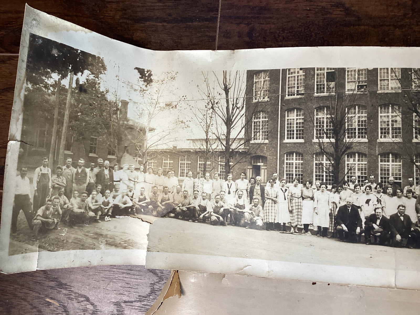 Four Yard Long Panoramic Photos - 1918 Navy, Camp Mills Army, Factory, and 1931 Electrical School - 5