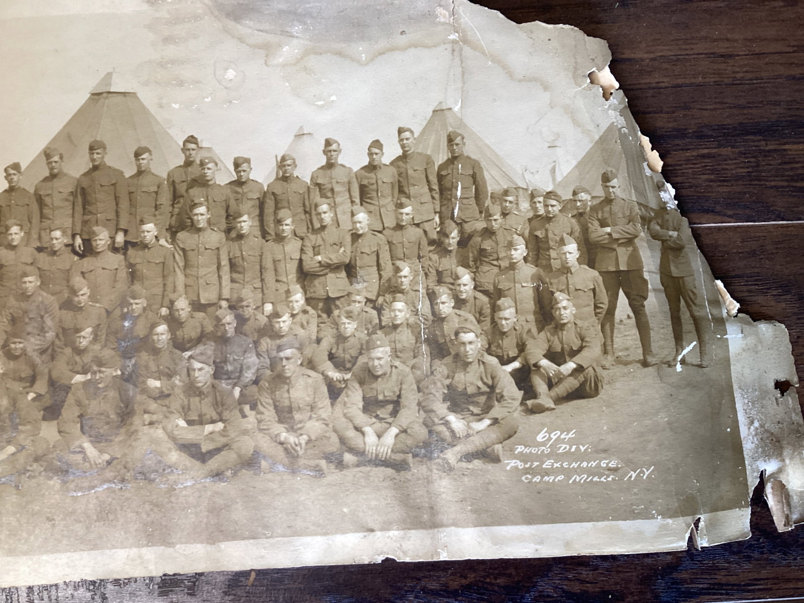 Four Yard Long Panoramic Photos - 1918 Navy, Camp Mills Army, Factory, and 1931 Electrical School - 7
