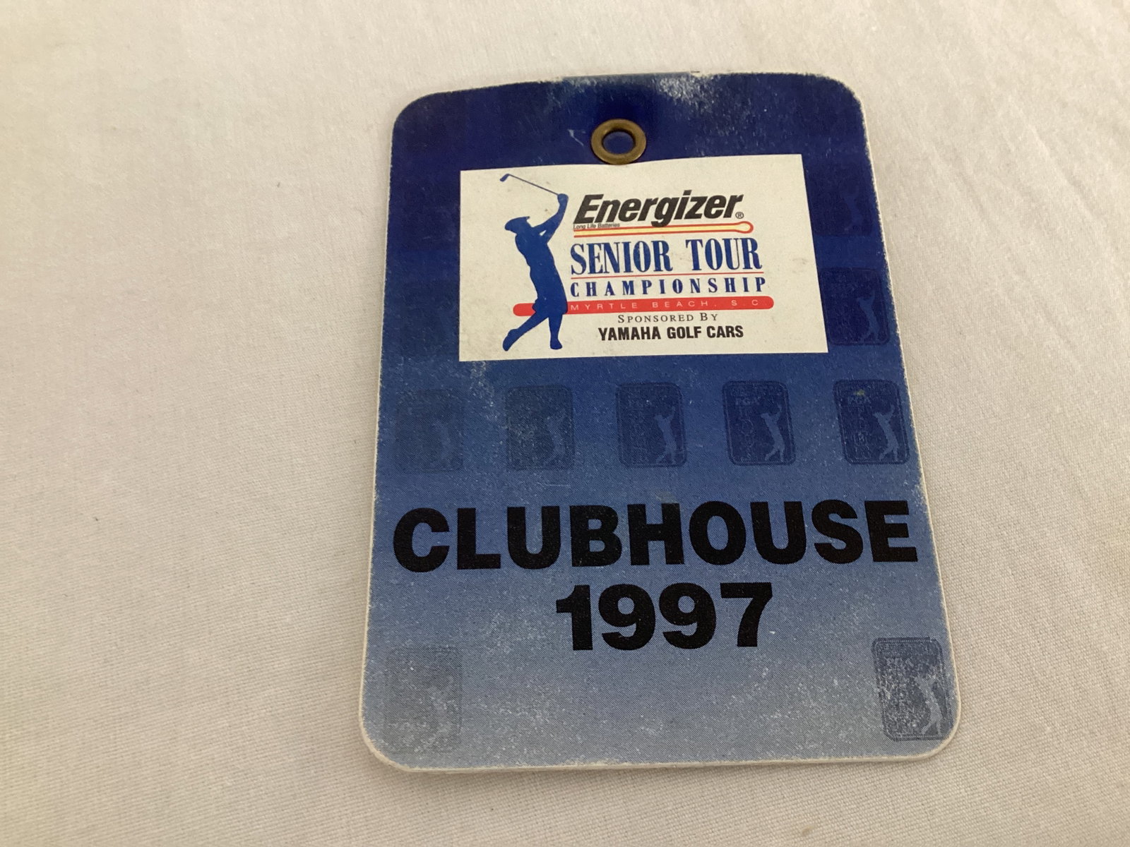 Augusta National Golf Club 1993 and 1997 Masters Badges and Myrtle Beach Senior Tour Badge - 5
