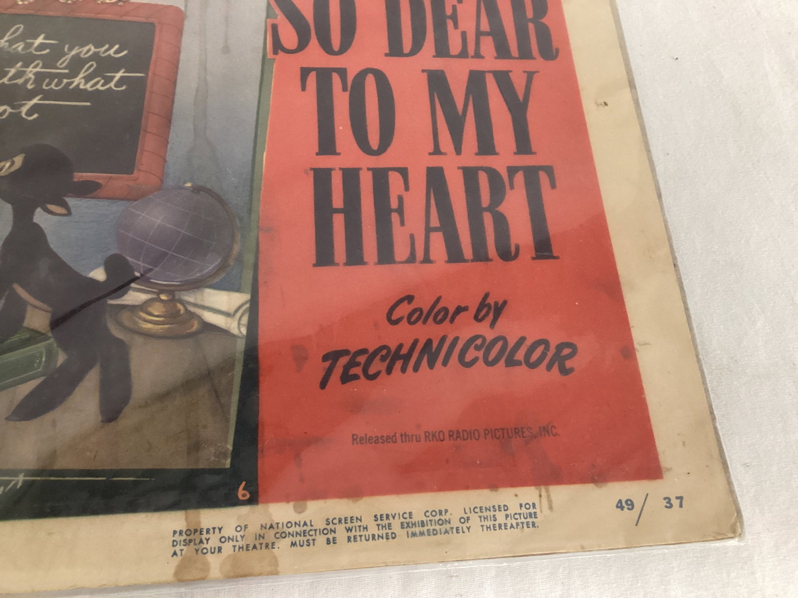 1948 Walt Disney So Dear to My Heart Lobby Card - 3