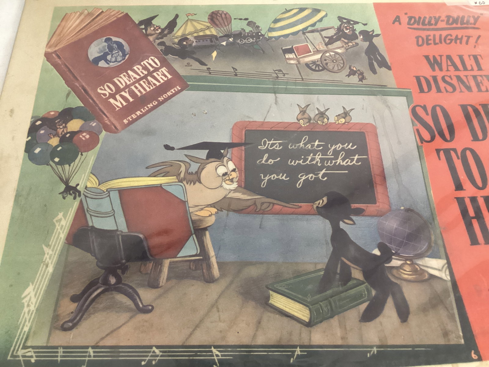 1948 Walt Disney So Dear to My Heart Lobby Card - 5