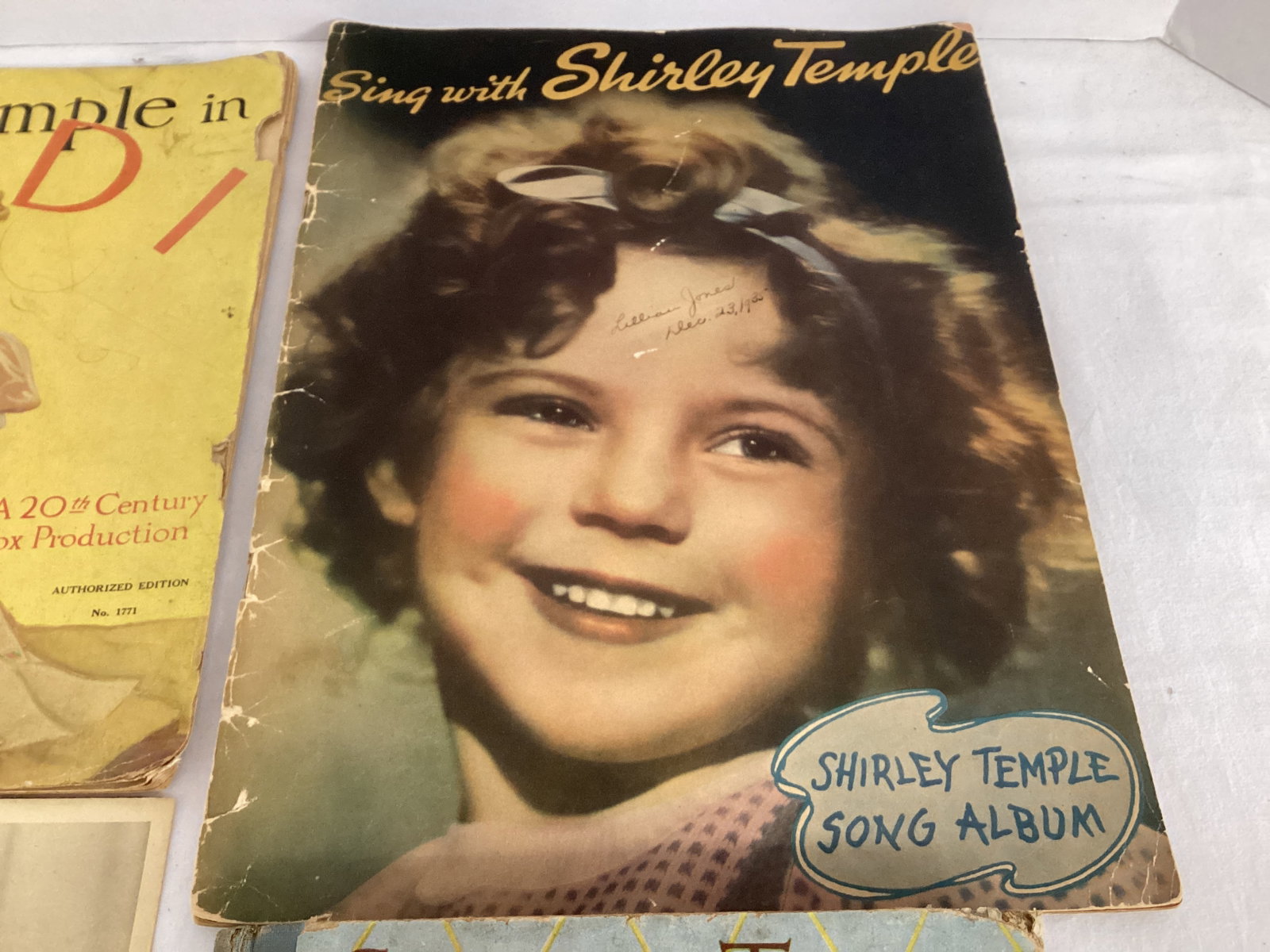 Shirley Temple Books and Photo - 2