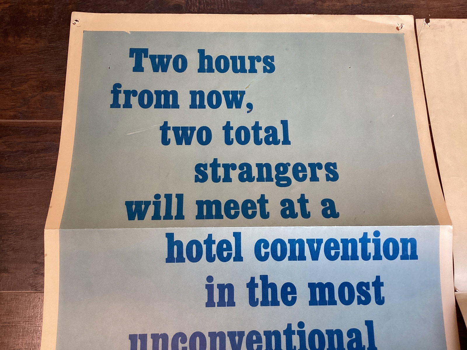 Three Folded Movie Posters - 3