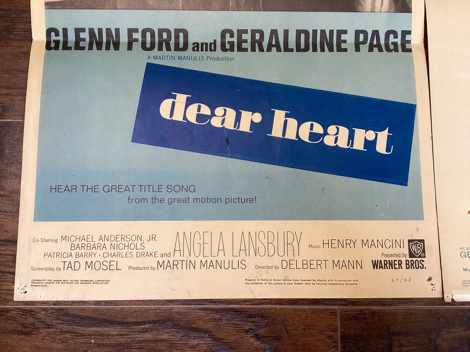 Three Folded Movie Posters - 6