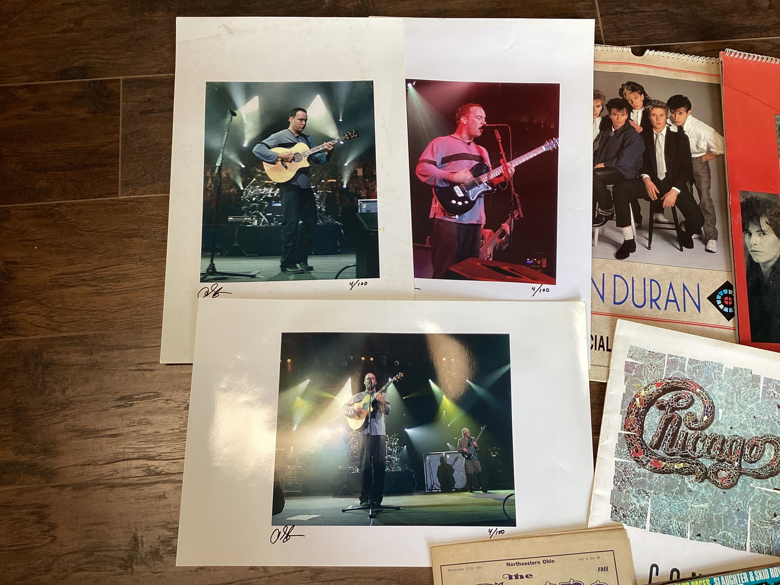 Duran Duran 1980s Calendars, Edwin McCain Photos, Concert Program, and More - 2