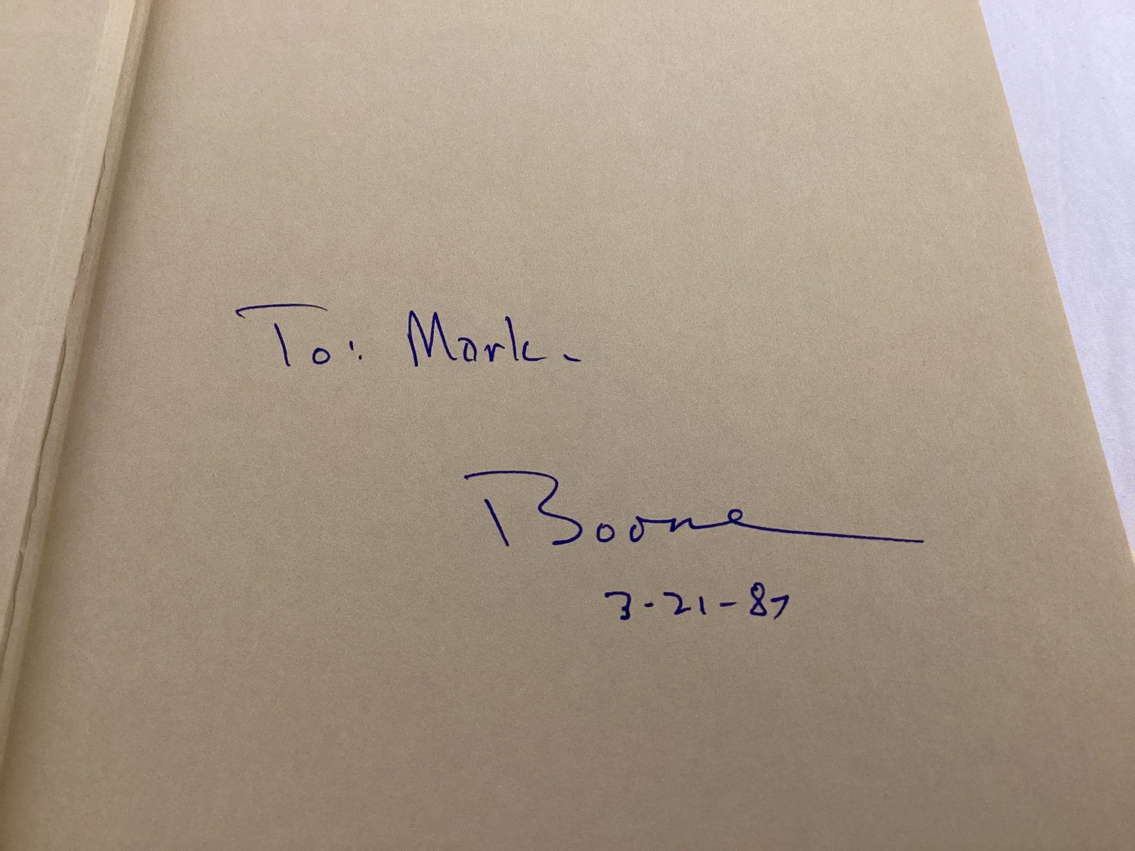Signed "Boone" by T. Boone Pickens Hardcover Book with Dustjacket - 3