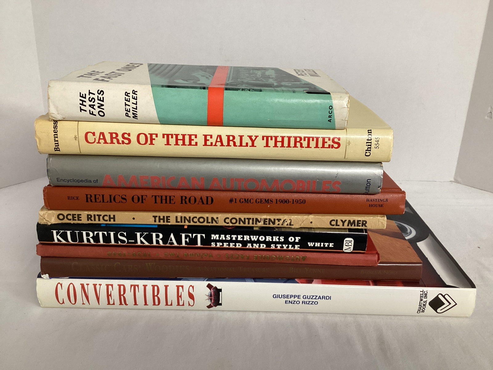 Books on Automobiles and Racing: see all photos for titles