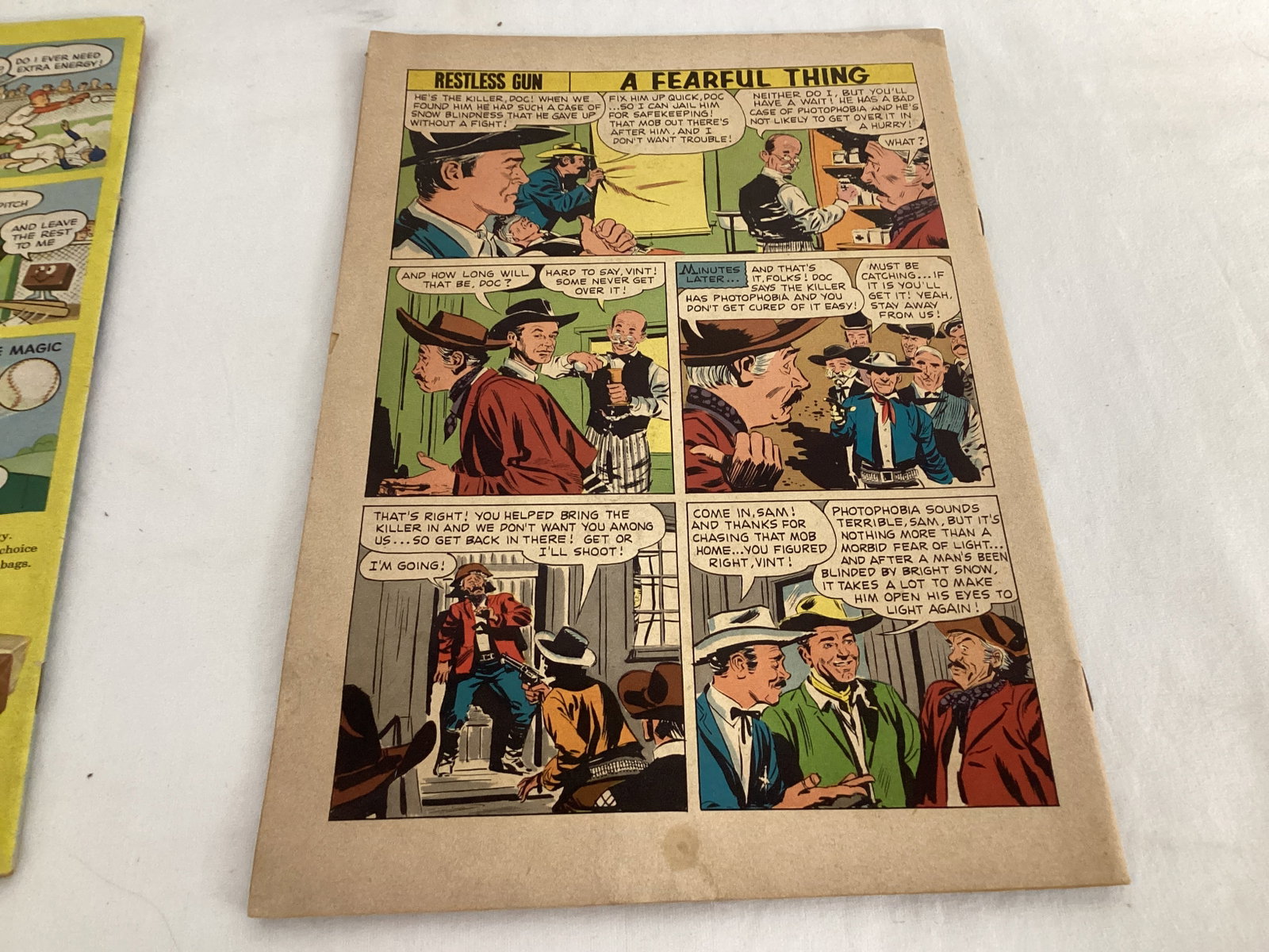 Dell Restless Gun 1089 and 1146 Western Adventure Comic Books - 11