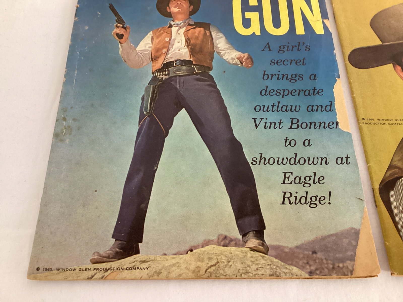 Dell Restless Gun 1089 and 1146 Western Adventure Comic Books - 4
