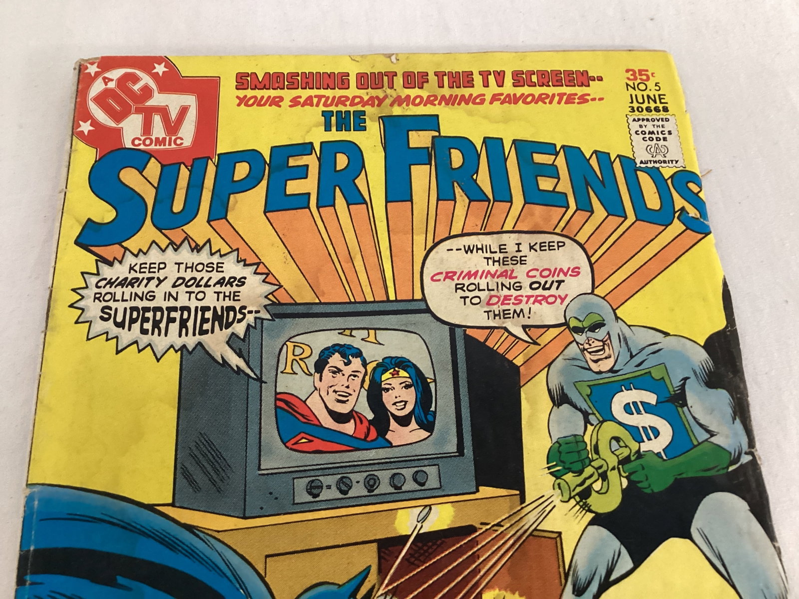 Masters of the Universe Book, Spider-Man Book & Record, Super Friends Comic Book - 9