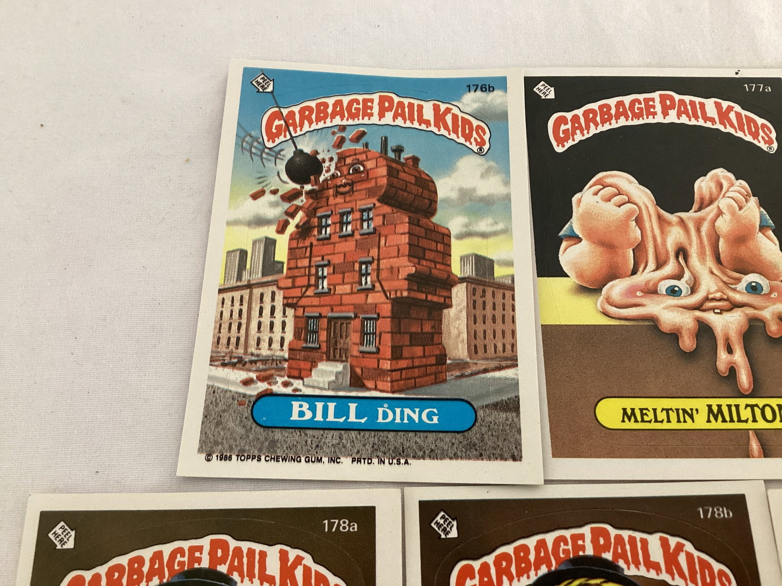 1986 Topps Garbage Pail Kids Stickers - 2