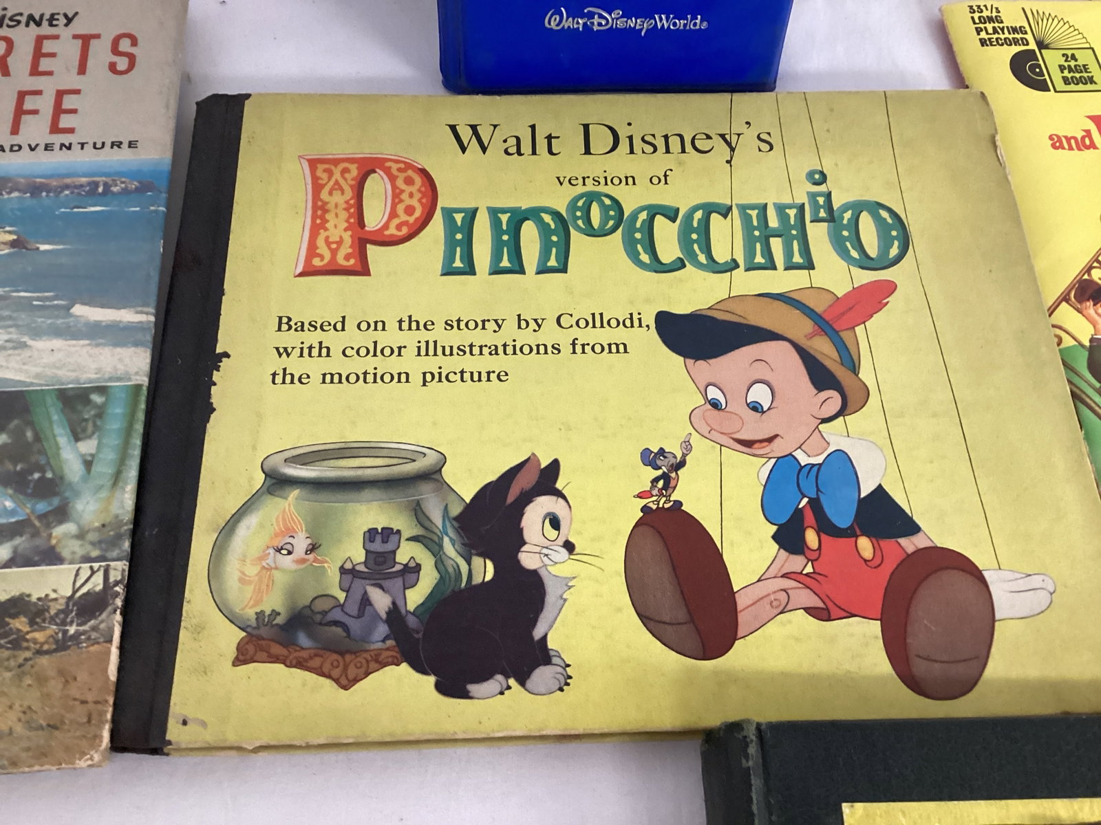 Disney Books, Book & Record, Quarter Press Collection - 6