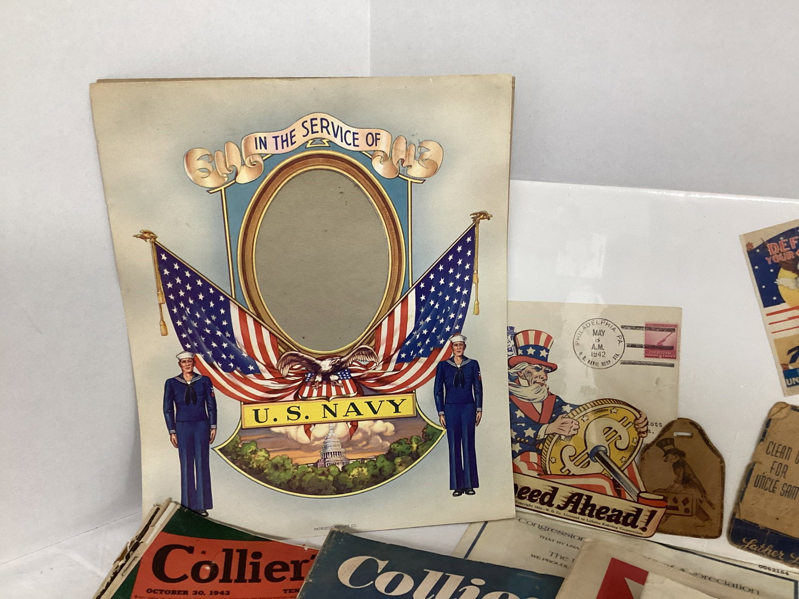 Military and Patriotic Advertisements, Magazines, Pamphlets, and More - 4